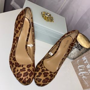 Cheetah Print Heels Size 6.5